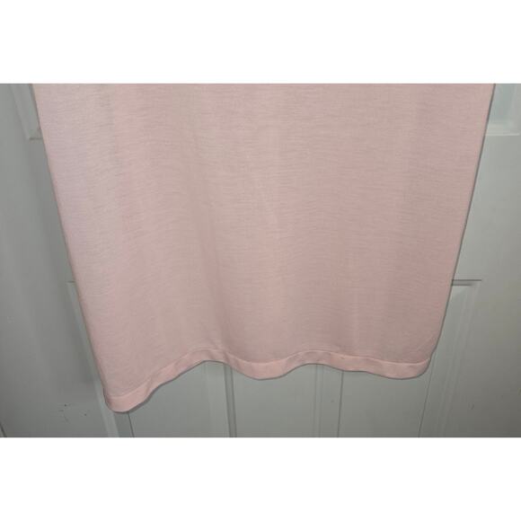 Vintage Vassarette Lacy Light Pink Nightgown Size Medium V Neck 35" L x 24" Wide - Picture 10 of 12